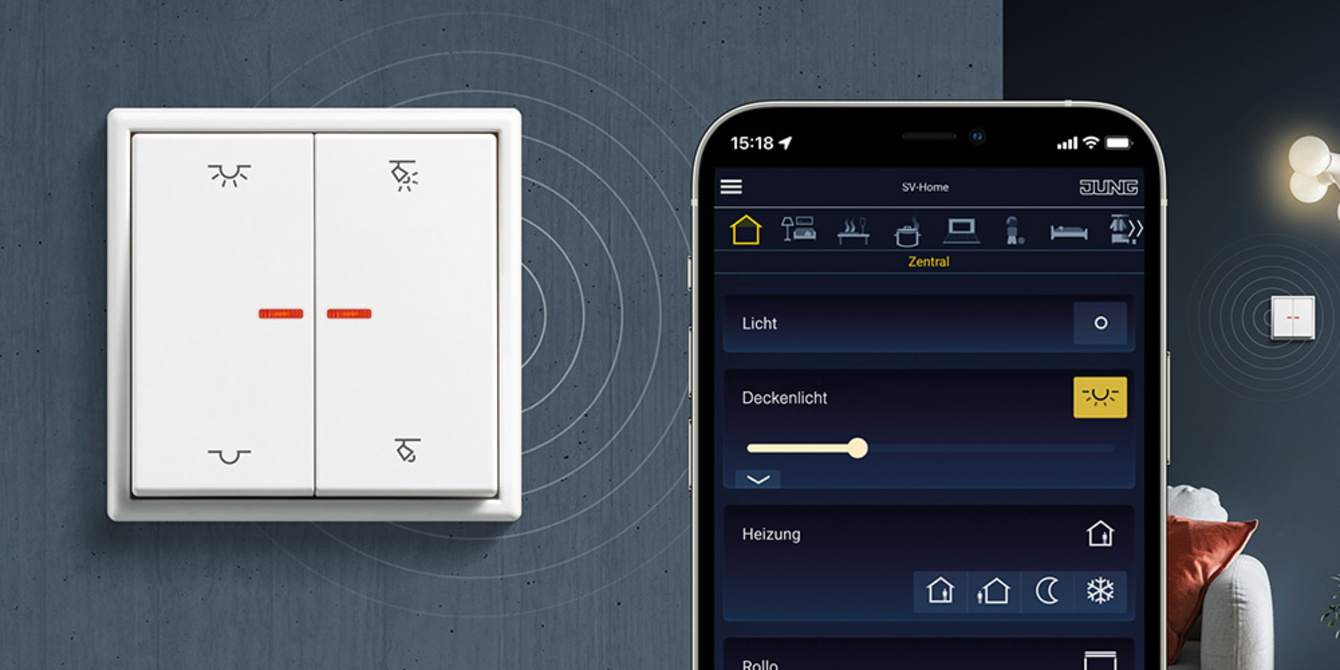 KNX RF Taster bei Wächter Elektrotechnik in Hof